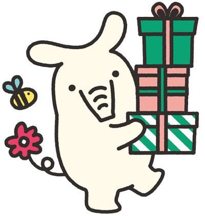 プレゼントをもつよりぞう